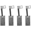 ZenithRide Spazzole di Carbone di Ricambio e Set di Viti compatibili con Il generatore di avviamento del Carrello Alimentato a Gas Club Car e Ez Go - Codice Articolo 101869302