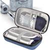 Jubilofex Valigetta termica portatile con display della temperatura e contenitore | Borsa Frigo Isolata con 2 Ghiaccioli per outdoor, campeggio, auto, picnic, lavoro, spostamenti