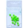QOXEZY Glow Silicone Perle 8mm Verde Night Lure | Si carica alla luce del sole, si illumina di verde di notte, materiale in silicone morbido, dimensioni 8 mm
