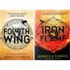 Set Di 2 Libri Rebecca Yarros Fourth Wing & Iron Flame Brossura