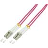 LogiLink Cavo patch in fibra ottica LogiLink, LC duplex - LC duplex, OM4, 50,0 m
