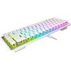Roccat Vulcan II Mini, tastiera da gioco, interruttore rosso, LED RGB, Us Leting, bianco