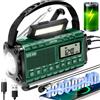 loftek Radio portatile solare con dinamo, torcia e power bank