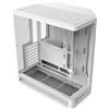 NZXT H6 2026: Case per PC da gaming, torre media, flusso d'aria ottimizzato, colore bianco, con pannello laterale in vetro temperato - Dimensioni Midi/Mini-Torre - Compatibile con schede madri ATX