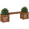 Furinno Tioman Fioriera, in Legno, 46.48 x 40.13 x 173.99 cm, Naturale