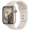 Apple Watch Serie 9 Cell 45mm Aluminium StarLight Sport Band StarLight S/M MRM83