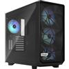 Fractal Design Meshify 2 RGB Midi-Tower, Light Tint, Tempered Glass, schwarz