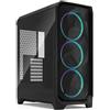 Fractal Design Meshify 3 RGB TG Light PC-Gehäuse, Midi-Tower, E-ATX - schwarz