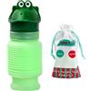 Vesaneae Orinatoio d'emergenza per Bambini, Mini Orinatoio Portatile, 600ml Toilette di Emergenza, Pieghevole Vasino per Urina, Pipì Bottiglia per Campeggio, Auto, Viaggio, Traffico e Accodamento