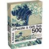 Lisciani Giochi - Hokusai puzzle & gift set art the great wave, 120765