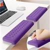 Sushret Cuscinetti Angolari a L per Scrivania, Set da 2 - Poggiagomiti in Memory Foam, Supporto Ergonomico Antiscivolo per Braccia, Polsi e Avambracci, per Casa e Ufficio