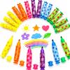 NHDDGR Mini Evidenziatori Colorati a Forma Di Caramella, 24 Pcs Gadget Compleanno Bambini Regalini Fine Festa Compleanno Evidenziatori Colorati Idee Regalo per Scuola, Compleanni E Feste Di Fine Anno
