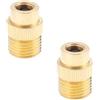 eMagTech 2 Pezzi Adattatore Per Tubo Aerografo Adattatore Per Aerografo In Ottone Maschio BSP Da 1/8 Pollici Compatibile Con I Modelli Di Aerografo 128 E 138