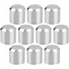 SG Store 10 Pezzi Tappi Terminali Per Corrimano In Acciaio Inossidabile 304 Tappi Terminali Per Corrimano Rotondi Parte Di Ricambio OD 15mm ID 12mm Lunghezza 15mm Copertura Terminale Per Corrimano