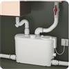 INEFLO Pompa sanitaria piatta da 500 W, 8 m verticale/100 m orizzontale (pompa per | Sistema di smaltimento delle acque reflue per lavello da cucina, doccia, lavatrice, cantina, vasca da bagno, design compatto