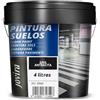 JOVIRA PINTURAS - Vernice per pavimenti di garage e superfici sportive, finitura opaca, protegge e decora superfici in calcestruzzo, cemento e asfalto (4 l, antracite)