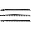 eMagTech 3PCS Lama Per Seghetto Alternativo T313AW In Acciaio Al Carbonio, Lunghezza Totale 152 Mm, Spessore 1 Mm, Per Cartone, Moquette, Pelle, Gomma