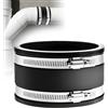 NICEWAT Ø 100 mm, connettore flessibile in gomma con fascette in acciaio inox