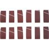 eMagTech 12 Pezzi Di Nastri Abrasivi Di Ricambio Per Levigatrice A Nastro 75 X 457 M 40 60 80 100 120 150 Grana Compatibile Con Parkside PBSD600 A1