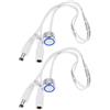 eMagTech 2 Pezzi Interruttore Dimmer Touch A Striscia Con Maschio E Femmina 24 V/12 V 17,5 Mm Adatto Per Strisce LED