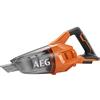 AEG BHSS18-0 Aspiratore Compatto a Batteria 18V, con Prolunga, Include Pre-Filtro Lavabile, Contenitore Sganciabile e Trasparente per Verifica Riempimento, Batteria Non Inclusa