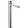 Ideal Standard Alero miscelatore lavabo, altezza bocca 240 mm - Cromo | Rubinetto bagno a risparmio idrico, particolarmente durevole, con piletta di scarico, BE185AA