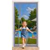 SHURUO Tende Antimosche Con Apertura Laterale Grigio 110x236cm Magneti Forti Lungo Il Bordo Di Chiusura Per Ritorno Rapido E Affidabile Per Animali Bambini E Passaggio Facile