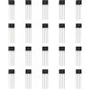 eMagTech 20 Pezzi QX5252F Chip Di Controllo Della Luce Solare Del Prato Inglese Driver LED Transistor Luce Solare Da Giardino TO-94 0,9 V-1,5 V 3-300 MA