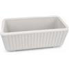 MASTRO GABRIELE S.A.S. Fioriera Rettangolare in Cemento 60x25x25 cm - Vaso da Esterno Artigianale