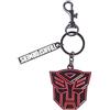 Difuzed Hasbro - Portachiavi in metallo Transformers, Rosso, Taglia unica, Metallizzato