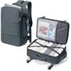 SZLX Zaino Ryanair 40x30x20 Sottovuoto con pompa Zaino da Viaggio 40x30x20 Ryanair Wizzair Bagaglio a Mano 40x20x25 Donna da impermeabile Zaino Casual Laptop da 14 Pollici con Scomparto per Scarpe
