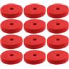 LT Easiyl 12 Pezzi Feltri Per Piatti In Lana 40mm Cuscinetti In Feltro Per Batteria Jazz Rondelle In Feltro Rotondo Rosso Morbido Supporto Per Piatti Cuscinetti In Feltro Di Ricambio Per Batteria