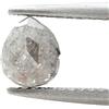 NATURAL ROSE CUT DIAMONDS Rustico Naturale Diamante Sfuso Pera Completo Taglio Argento Luccicante 0.67ct