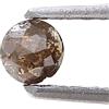 NATURAL ROSE CUT DIAMONDS Diamante Naturale Fino 0,17 Ct 3 Mm Marrone Rotondo Taglio Diamante Per Regalo