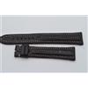 Tradema Bracciale IN Pelle 22MM Per Chiusur a Fibbia 20MM 22-20 Nero Nuovo