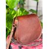 Fatto a mano Nuovo Handmade Naturale Marrone Puro Capra pelle Vintage Celebraty Borsa Donna