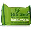 Xpel Tea Tree Cleansing Facial Wipes 2 x 25 pz