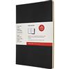 Moleskine Subject Cahier Journal Set di 2 Quaderni per Appunti, Copertina in Cartoncino, Layout Accademico, Formato A4 21 x 29.7 cm, Nero/Marrone Carta Kraft, 160 Pagine