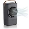 Fakir Prestige TC 400 - Refrigeratore d'aria portatile senza fili, con batteria agli ioni di litio, raffreddamento evaporativo, funzione di asciugatura automatica, 4 livelli, 24 dB(A), doppio