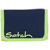 Satch Wallet - Portafoglio, unisex per bambini, Blu/Giallo (Toxic Yellow)