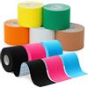 Votoko Tape Kinesiologico 8 Rotolo, 5 m x 5,0 cm Nastro Kinesiologico Muscolare Cerotto, Impermeabile e Molto Elastico, il Kinesio Tape Supporta Ginocchio, Muscoli, Articolazioni, Schiena e Polso