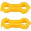 eMagTech 2 Pezzi 4 mm Anello per Trattamento Zampe Divaricate per Uccelli Fasce per Zampe Divaricate per Canarini Piccoli Parrocchetti Grandi Fringuelli Britannici Piccole Quaglie Arancione