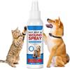 JSBNQRMZ Spray Cicatrizzante per Cani e Gatti,120ml - Spray Veterinario con Argento Quantum per Prurito,Ferite e Infiammazioni - Formula Naturale con Camomilla e Aloe Vera,Lenitivo e Protettivo Senza Alcol