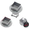 KiraKira Ugello quadrato ad aria calda per stazione di rilavorazione BGA, 15 x 15 mm, per punta di saldatura smd in metallo (25 x 25 mm)