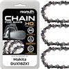 Mamuth Wild Nature 3 catene per motosega da 30 cm, 1,1 mm, 3/8, 45 TG, per Makita DUX18ZX1