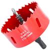 Laiwei Punta Bi-Metallo HSS Fresa a Fori con Foro per Legno e Metallo, SJSKKQ-80, Grigio, 3-1/7''(80mm)