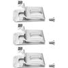 Chroavel Confezione da 3 clip per cintura in acciaio per utensili senza fili da 20 V modelli WU268 WU278 WU279 WU278.9 WU279.9 WX268 WX278 WX279