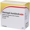 Aurobindo Macrogol 4000 Lassativo Polvere 10g 20 Bustine Soluzione Orale