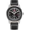 Swiss Military Hanowa Afterburn GMT Orologio da uomo con cinturino in pelle o cinturino in metallo con data e vetro zaffiro