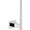 Grohe 40623001 Porta Rotolo di Scorta Essentials Cube, Grigio (Cromo)